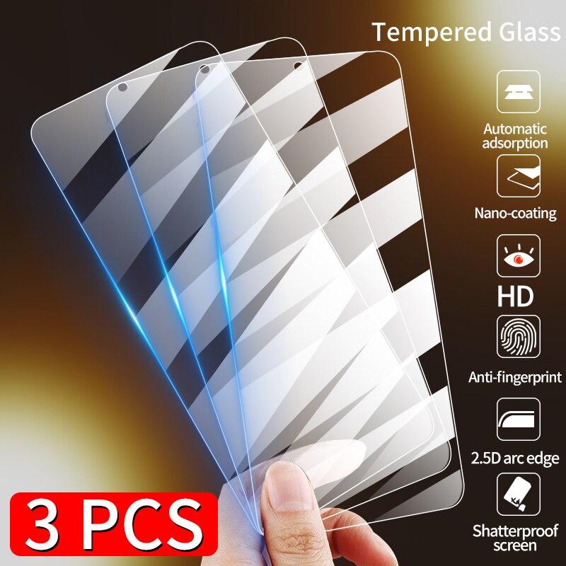 3 PCS Toughened glass film for tecno Pova 4 Pova 4 pro Pova 3 Pova 2 ...