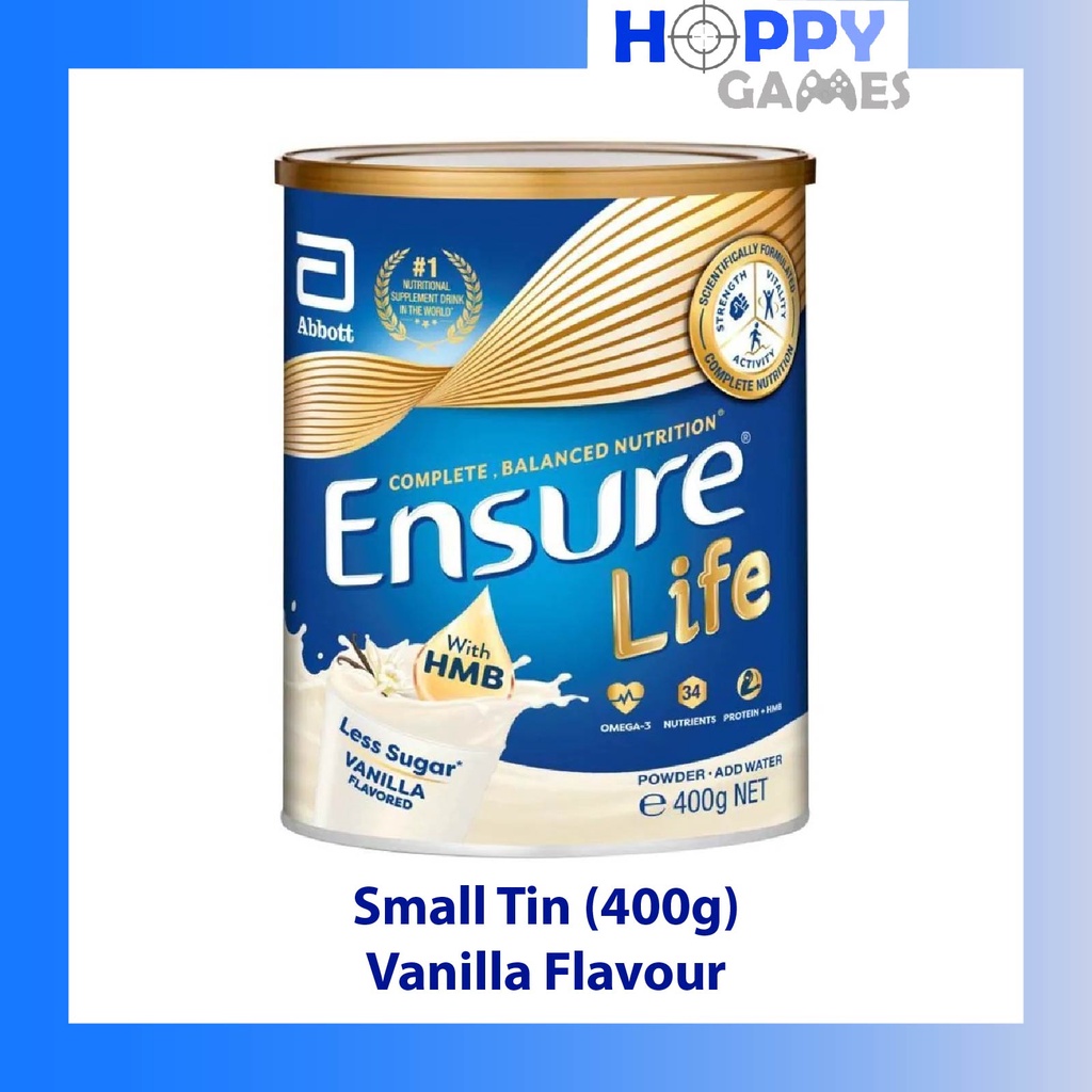 *TRIAL TIN 400g* Ensure Life Adult Nutrition Powder HMB Chocolate