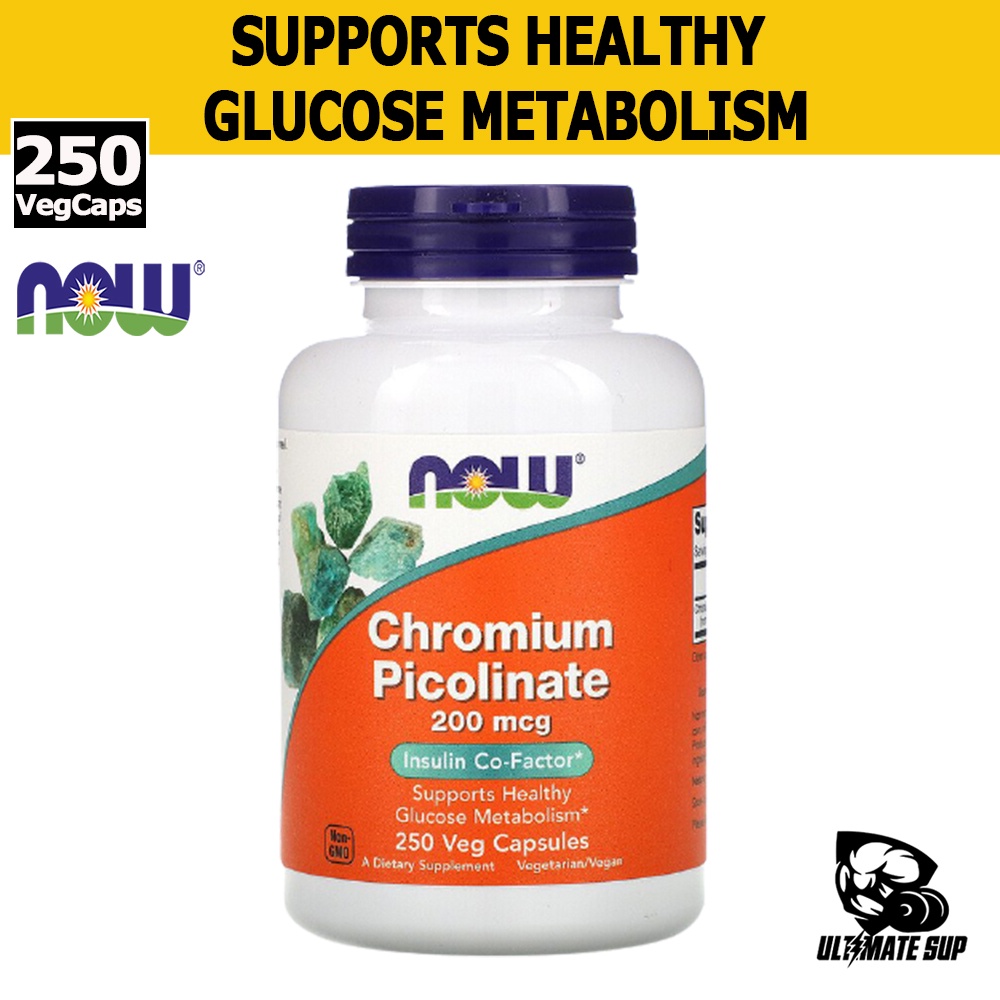 Now Foods Chromium Picolinate, Multivitamin, Support Cardiovascular ...