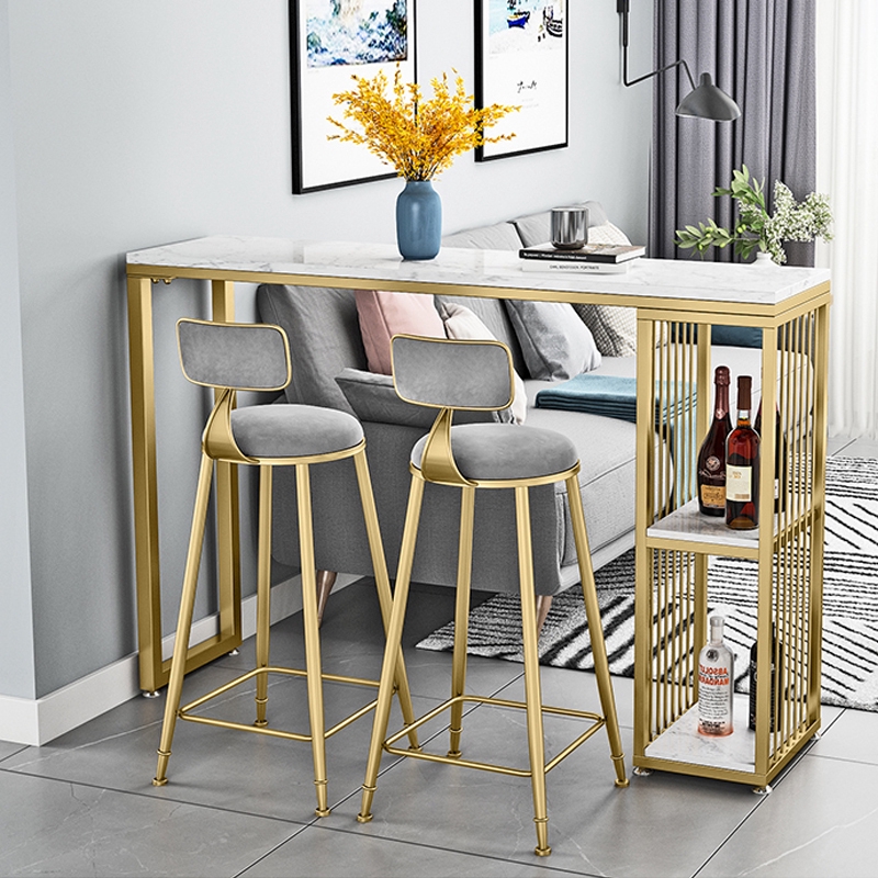 Marble Bar Table Set Living Room Partition Bar Storage Table Chair Dining Table Combination Kitchen Wine Cabinet Table Set Shopee Singapore