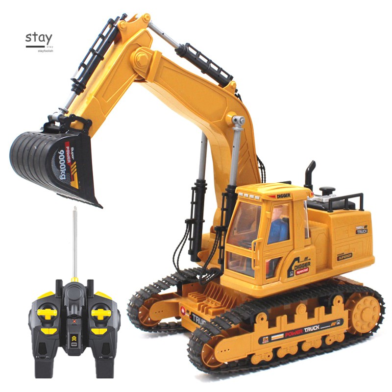 remote control excavator construction tractor