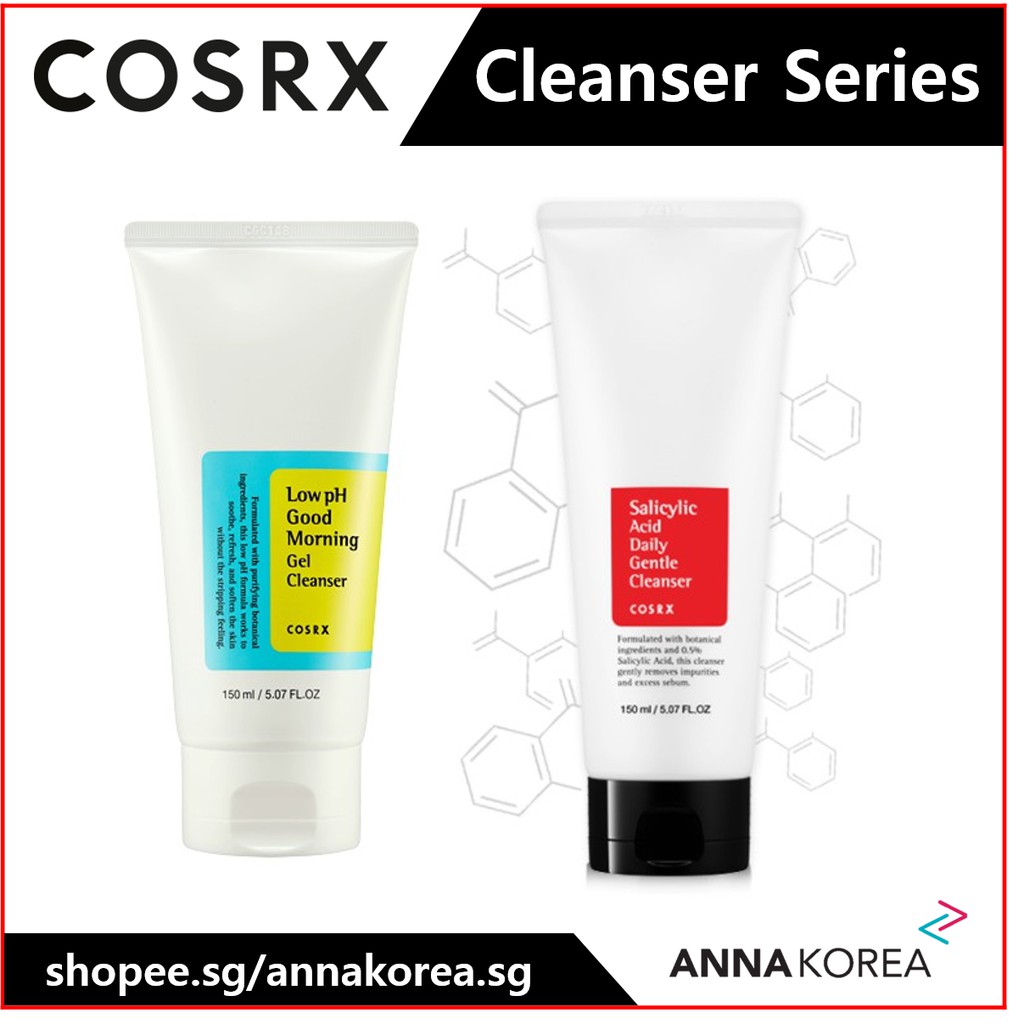 cosrx salicylic acid daily gentle cleanser ph