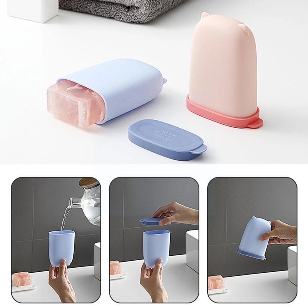Cute Cartoon Silicone Soap Case/Portable Soap Sealing Storage Box for  Travel Outdoor/Waterproof Organizer Container/Home Bathroom Accessories |  Shopee Singapore