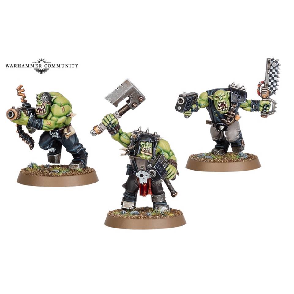 Ork Boyz ( 10 ) Orks Combat Patrol Warhammer 40k Ork Nob Klaw Rokkit Boys Orcs E - Foto 5