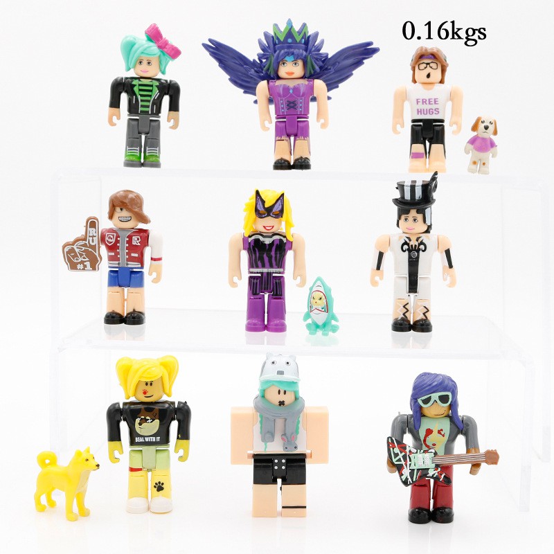Kids Building Block Doll Roblox Figures 9pcs Set Pvc Game Legends Of Roblox Toy Gift Shopee Singapore - spider man homecoming pants mask compatible roblox