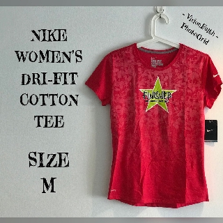 red dri fit shirt womens