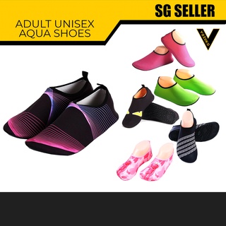 Image of [SG SELLER] Aqua beach shoe for adult SG SELLER best for poolside theme park holiday sand play at beach