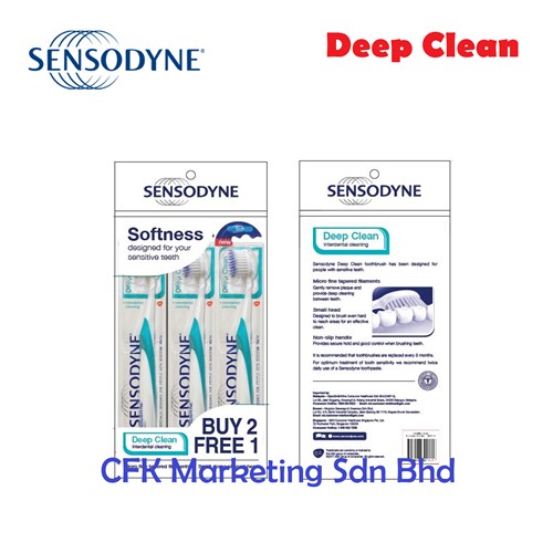 sensodyne toothbrush deep clean