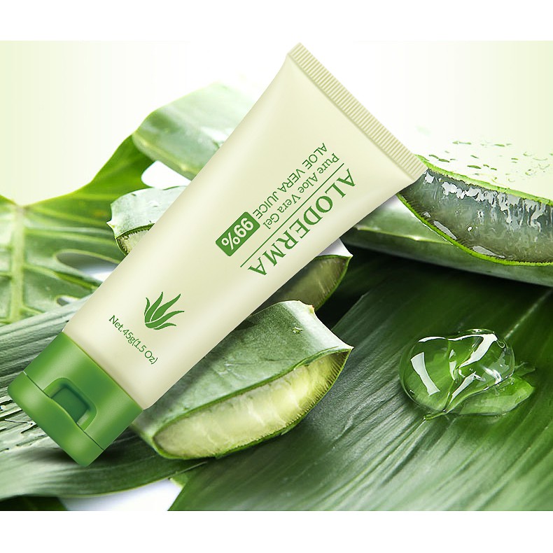 Aloderma Natural Aloe Vera Pure Gel Organic Shopee Singapore