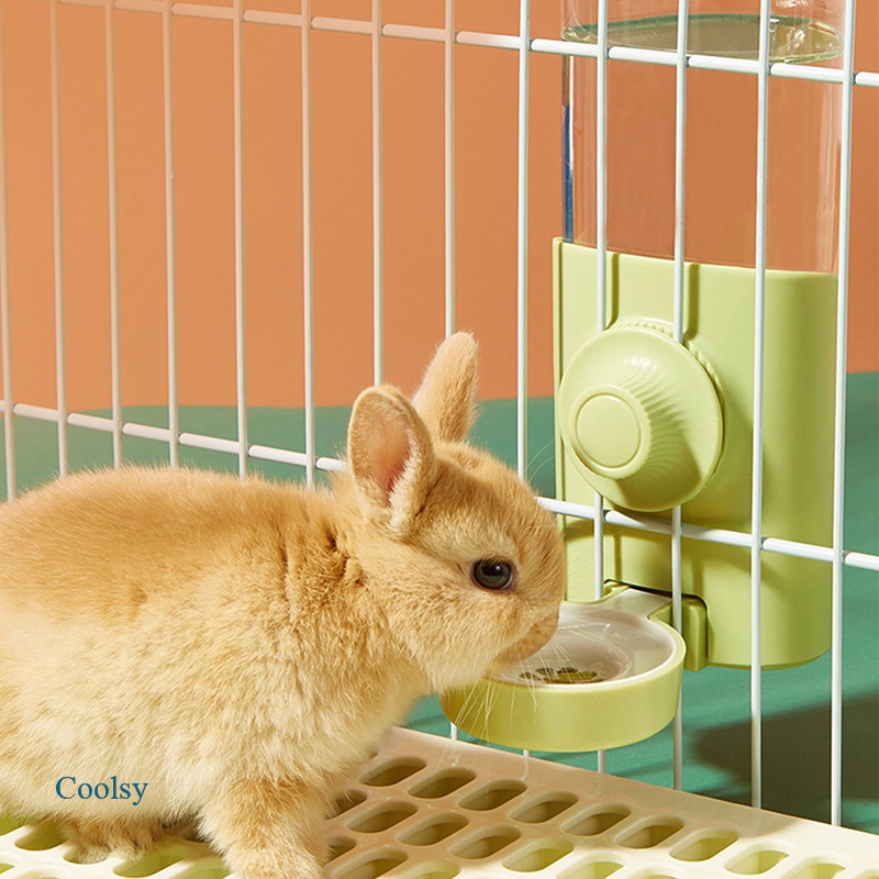 COOLSY 600ml Hamster Rabbit Automatic Water Dispenser Rabbit Water