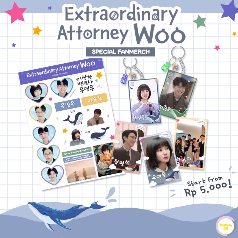 GANTUNGAN Extraordinary ATTORNEY WOO MERCH PACK KIT FANKIT WOO YOUNG