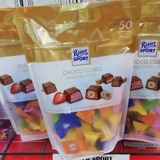 Ritter Sport Choco Cube Travel Chocolate Coklat Langkawi Shopee Singapore