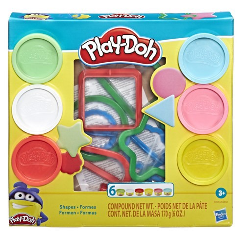 PLAY-DOH Basic Shape Learning Clay Set 