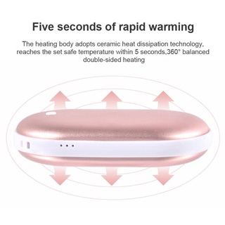 Winter Mini 3 Warm Level Hand Warmer Intelligent temperature control Power Bank USB Charger Double-Side Heating #3