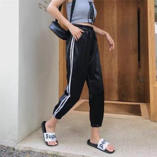 silky track pants