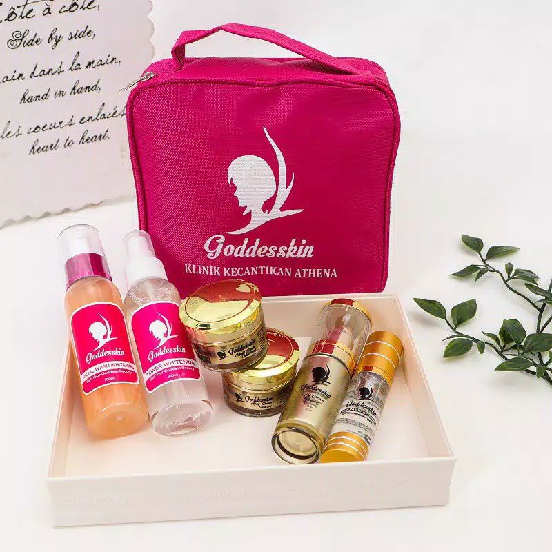 Goddesskin ATHENA glowing Series (Lightening Face Dull & Making Face glowing Package) Shopee