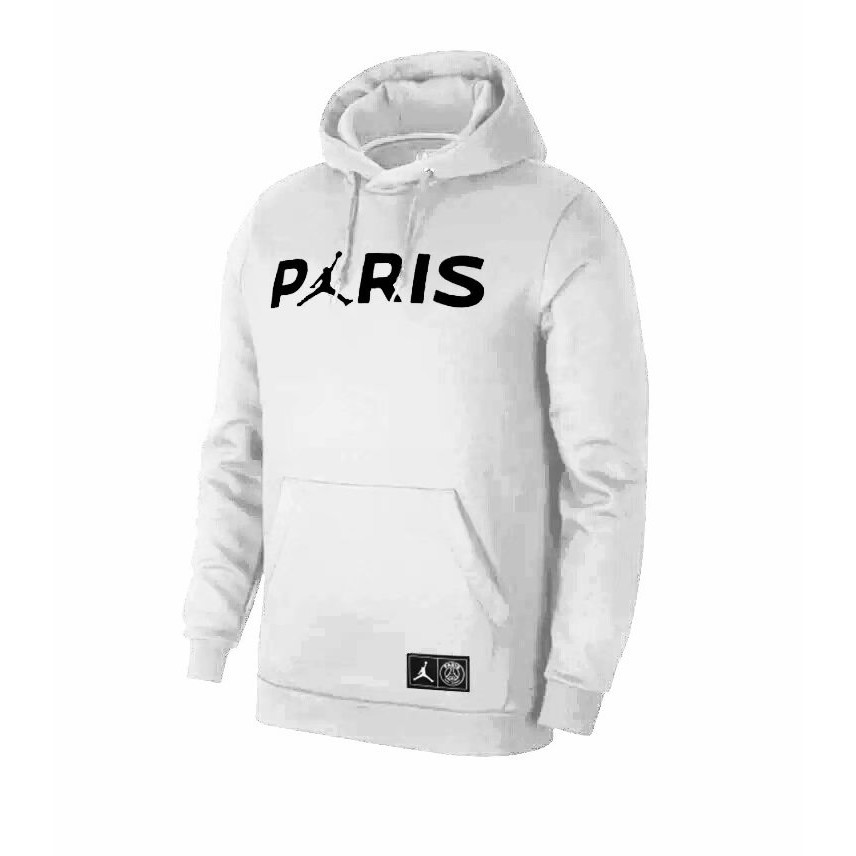 psg white hoodie