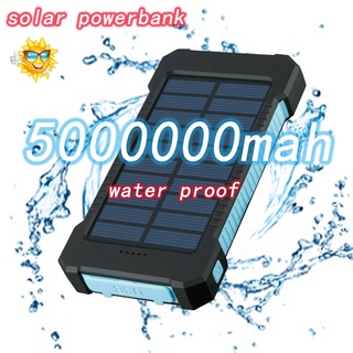3.1 A USB 18 LED Light IP66 Waterproof External Battery for Mobile Phones PowerBank 26800 mAh Wireless Charger Solar Power Bank Fast Charging 4 Output Micro USB + Type C + Solar + 3 Inputs 