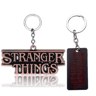 Film And Television Merchandise StrangerThings Letter Alloy Keychain Car Pendant