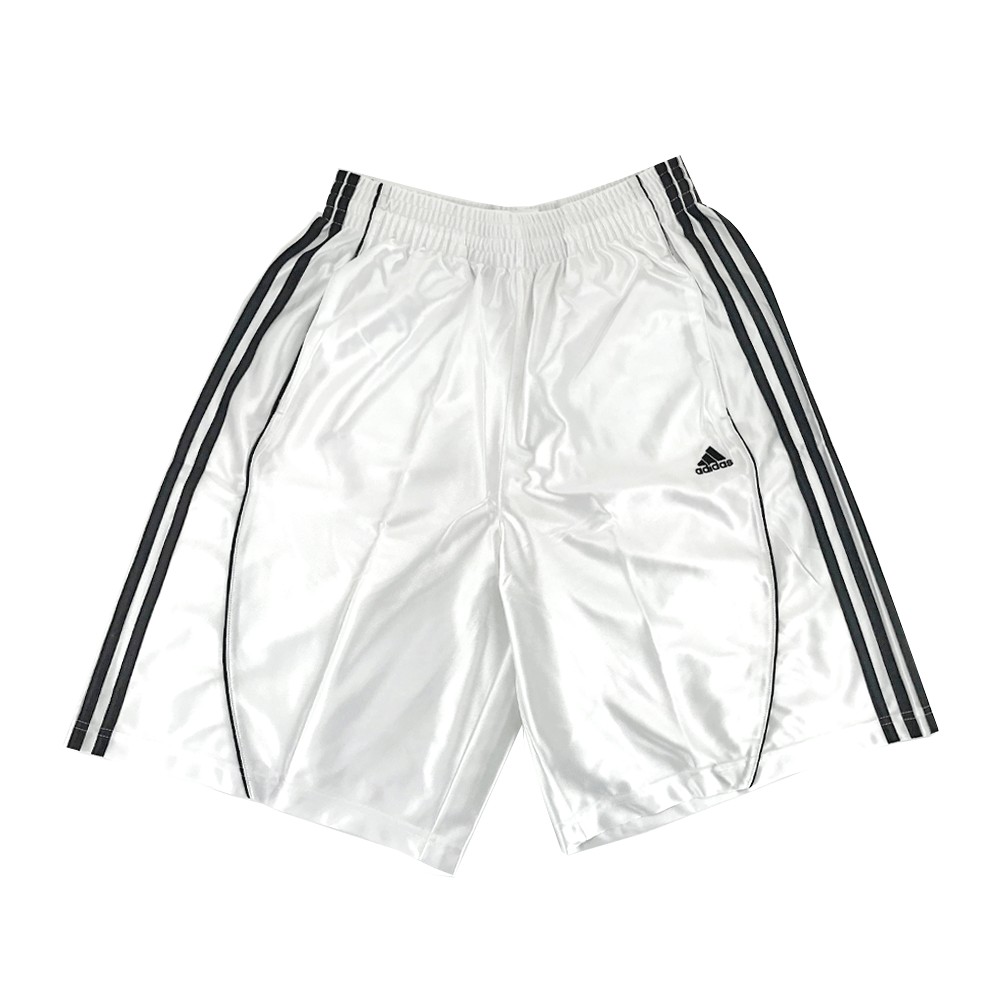 white adidas basketball shorts