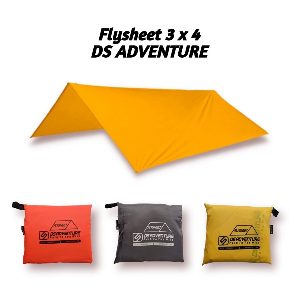 TENDA Flysheet 3x4 DS adventure flyshet 3x4 Tarp Ten flesit fly sheet ...