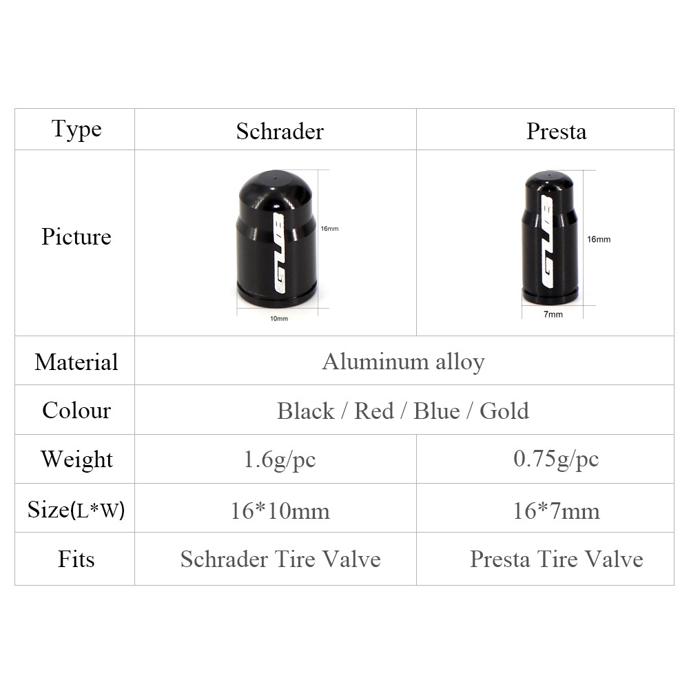 mtb valve caps