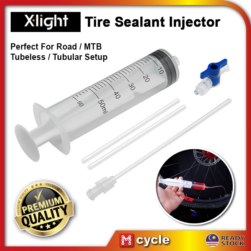 Xlight Sealant Injector for Road Bike MTB Tyre Tubeless Tubular Tire Puncture Repair Nozzle