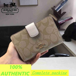 [Hot Sale]Short Wallet Women Medium Wallet Can Hold Coins In Stock with Receipt 53562