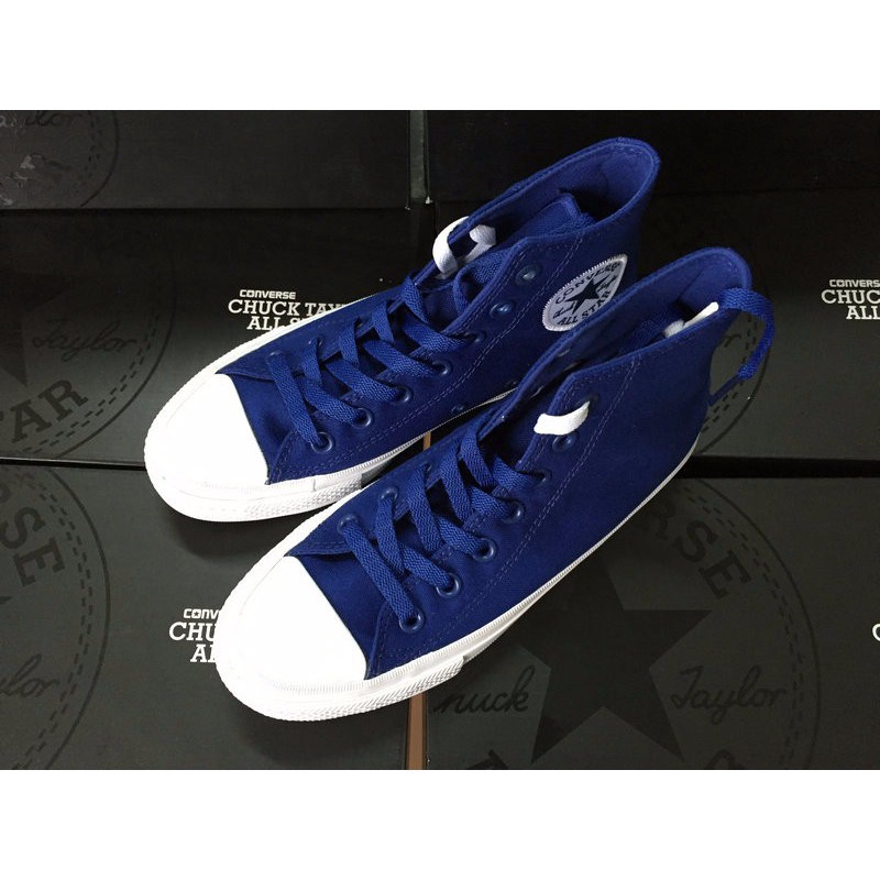 converse blue canvas shoes
