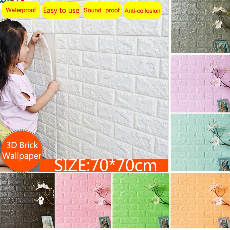 3d Brick Waterproof Wall Sticker Self Adhesive Panels - Elizabeth