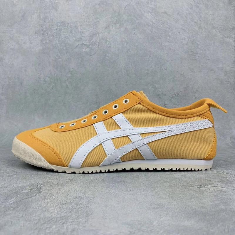 Onitsuka Tiger Unisex Mexico 66 Slip On Shoes In Yellow White Shopee Singapore