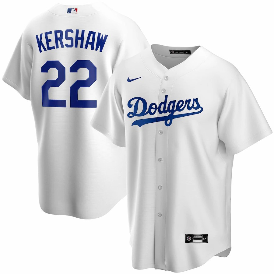 mlb kershaw jersey