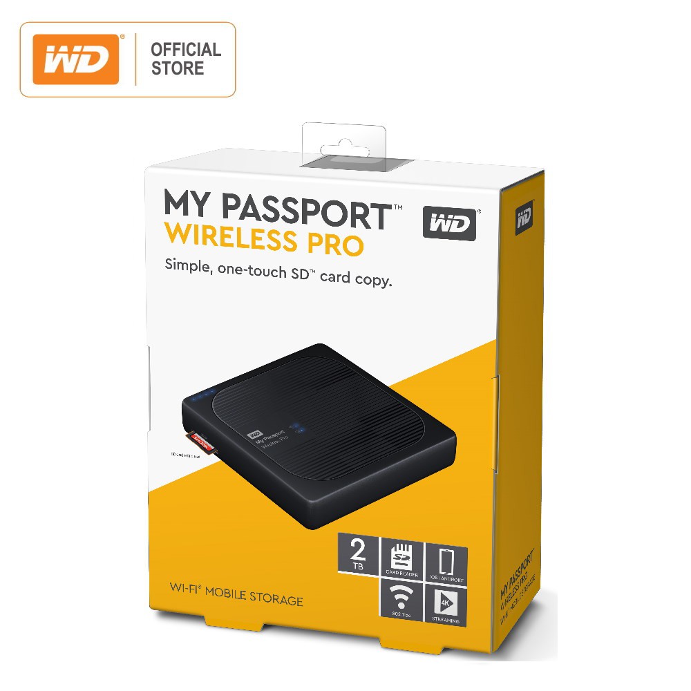 WD MY PASSPORT WIRELESS PRO (2TB / 3TB / 4TB) WD OFFICIAL STORE Shopee Singapore