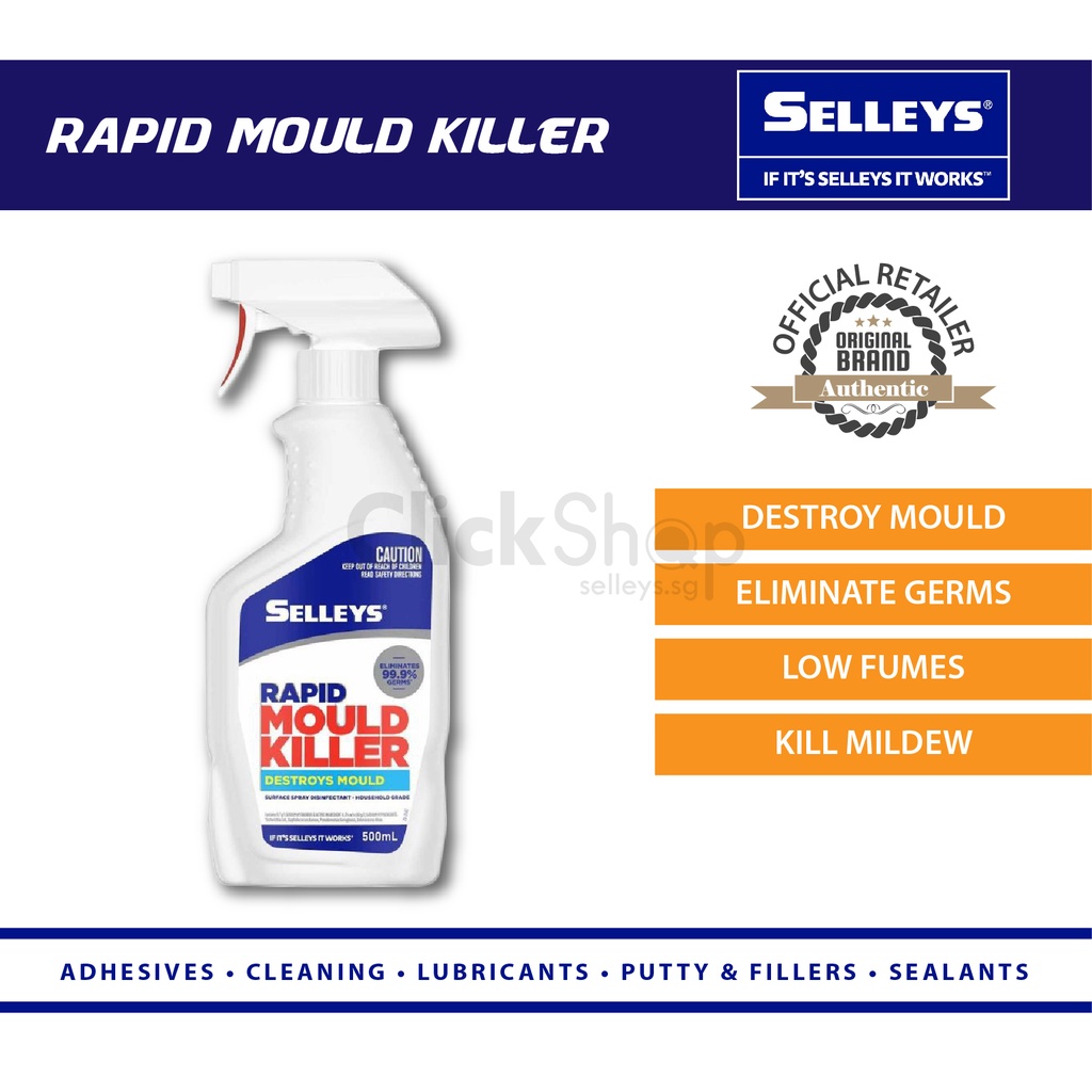 Selleys Rapid Mould Killer Anti Mildew Mold Surface Disinfectant