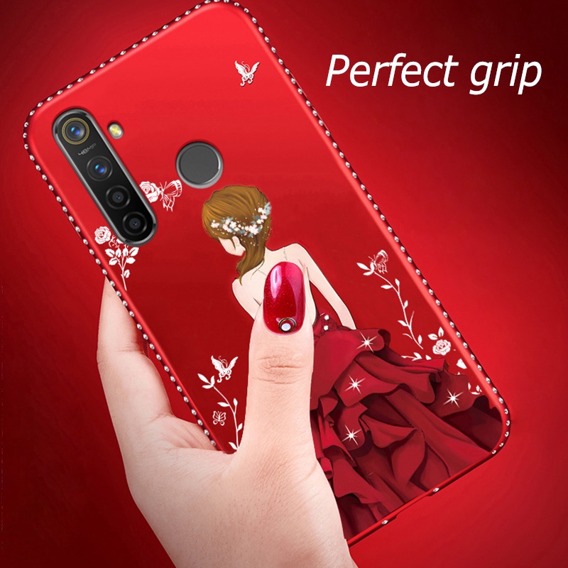 Oppo Realme 5 5 Pro Case Goddess Soft Case Soft Tpu Luxury Diamond Phone Case Shopee Singapore