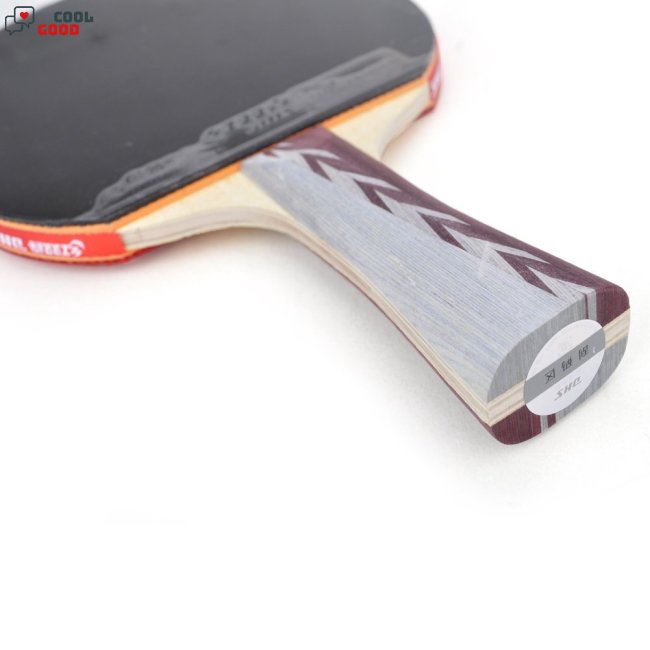 7-Ply pure wood Table Tennis Ping Pong Racket Paddle Blade with Rubber 4 Star