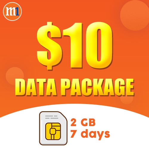 [M1] $10 (2GB) Data Package Top-up/Prepaid/Telco topup/Mobile topup ...