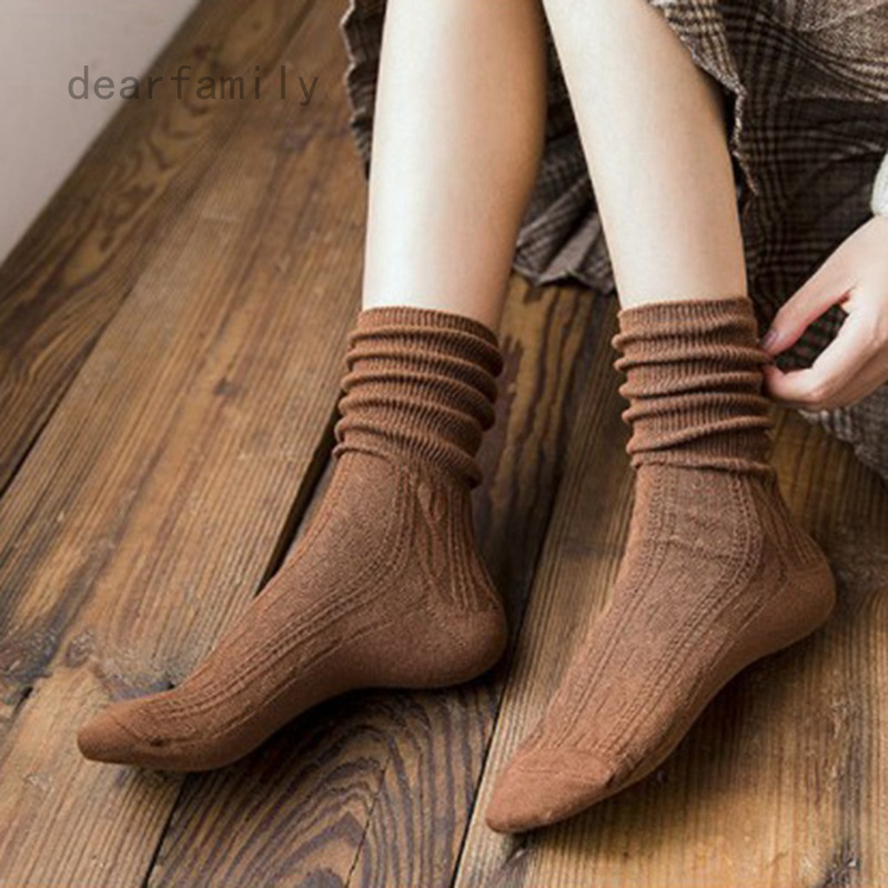 Details about   Floral Warm Women Thick Socks Soft Middle Sports Ankle-High Breathable Cotton N3