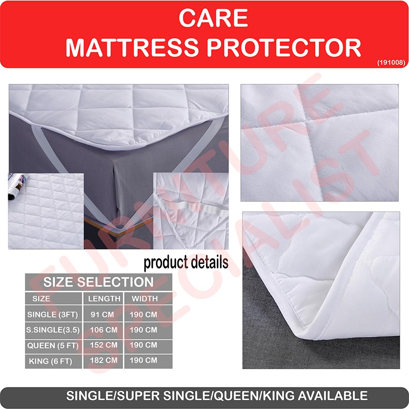 Furniture Specialist Mattress Protector Waterproof Mattress Protector Available Shopee Singapore