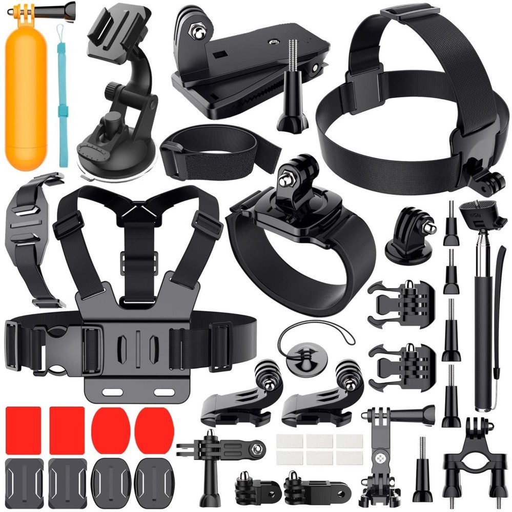 jeg er glad Usikker Privilegium Gopro accessories Kit for Go Pro HERO 7/6/54/3+/3 ACTION Camera | Shopee  Singapore