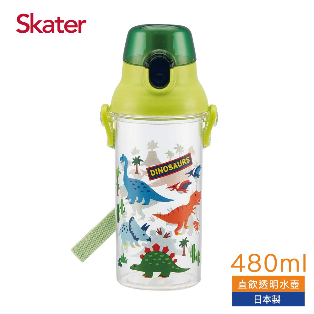 Skater Kid S Cartoon Dinosaur Water Bottle 480ml Shopee Singapore