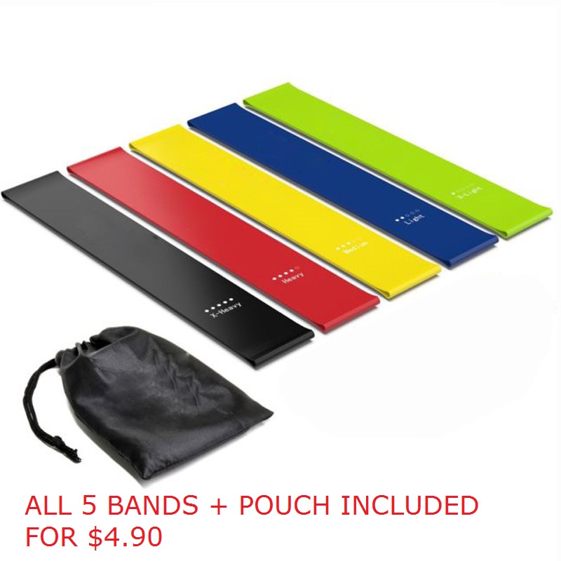 Resistance band Mini Loop Yoga Pilates Looped Resistance Band Mini Band