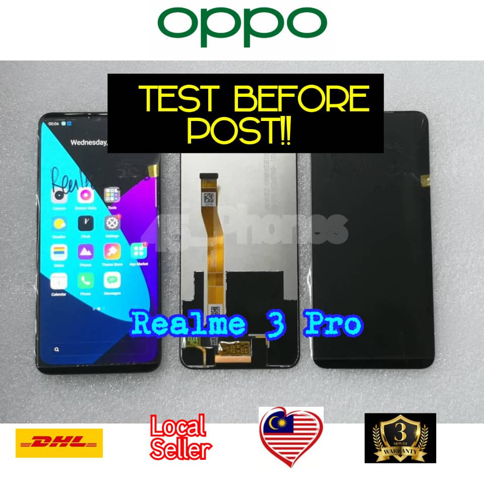 Oppo Realme 3 Pro Lcd Display Touch Screen Digitizer New Ori 45caring Shopee Singapore