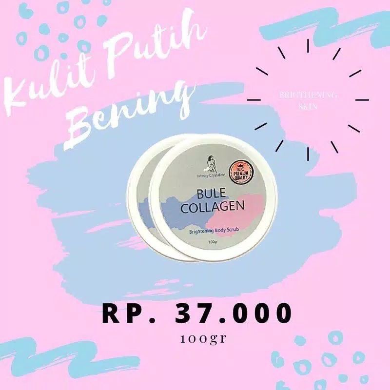 blue collagen body scrub