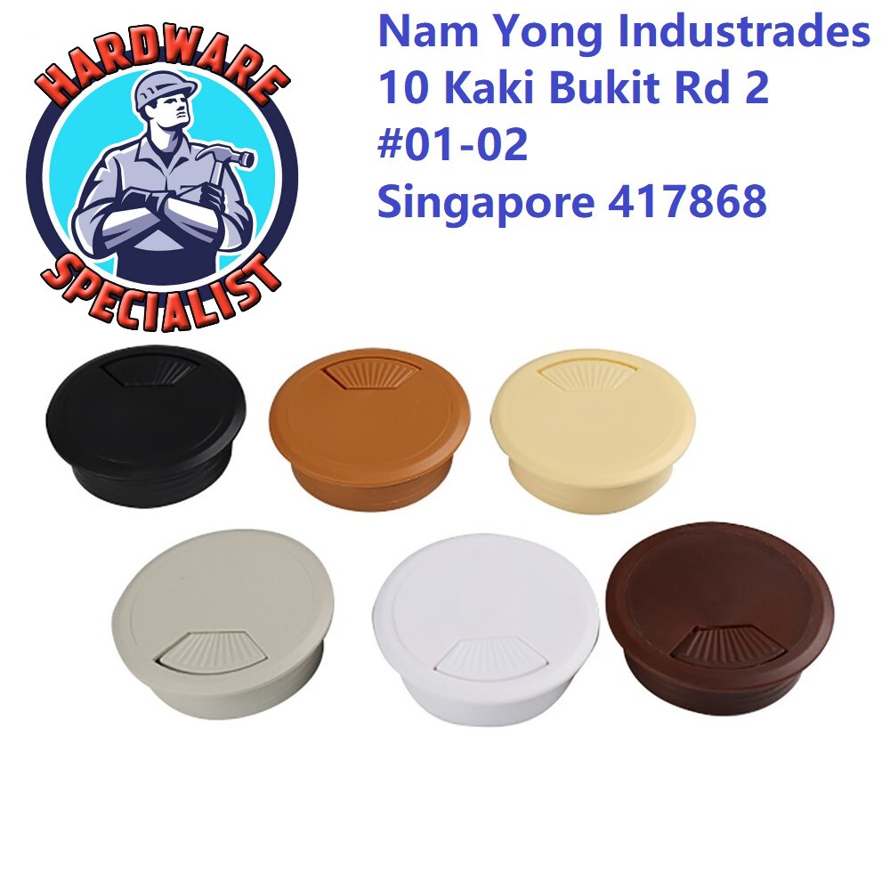 60mm Grommet Cover / Computer Table Hole Cover / Cable Organiser