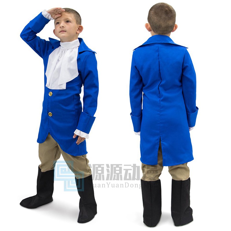 Qy The Source Of Anime George Washington Boy Overall Halloween Costume Shopee Singapore shopee