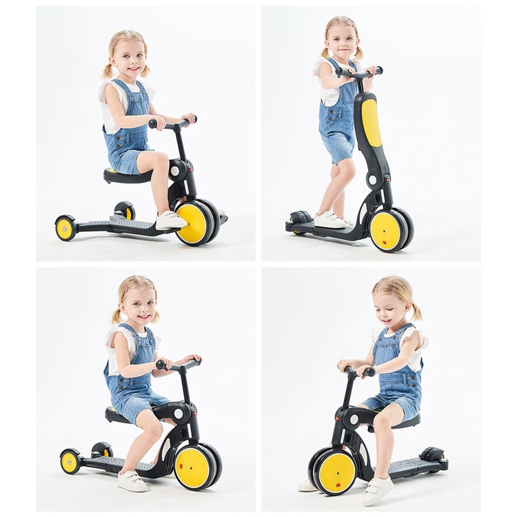 5 in 1Scooter Trike Bike by FreeKids Toddler Adjustable Children Bike