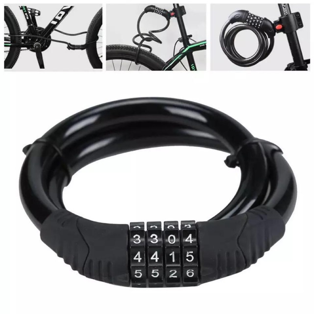 4 digit bike lock combination