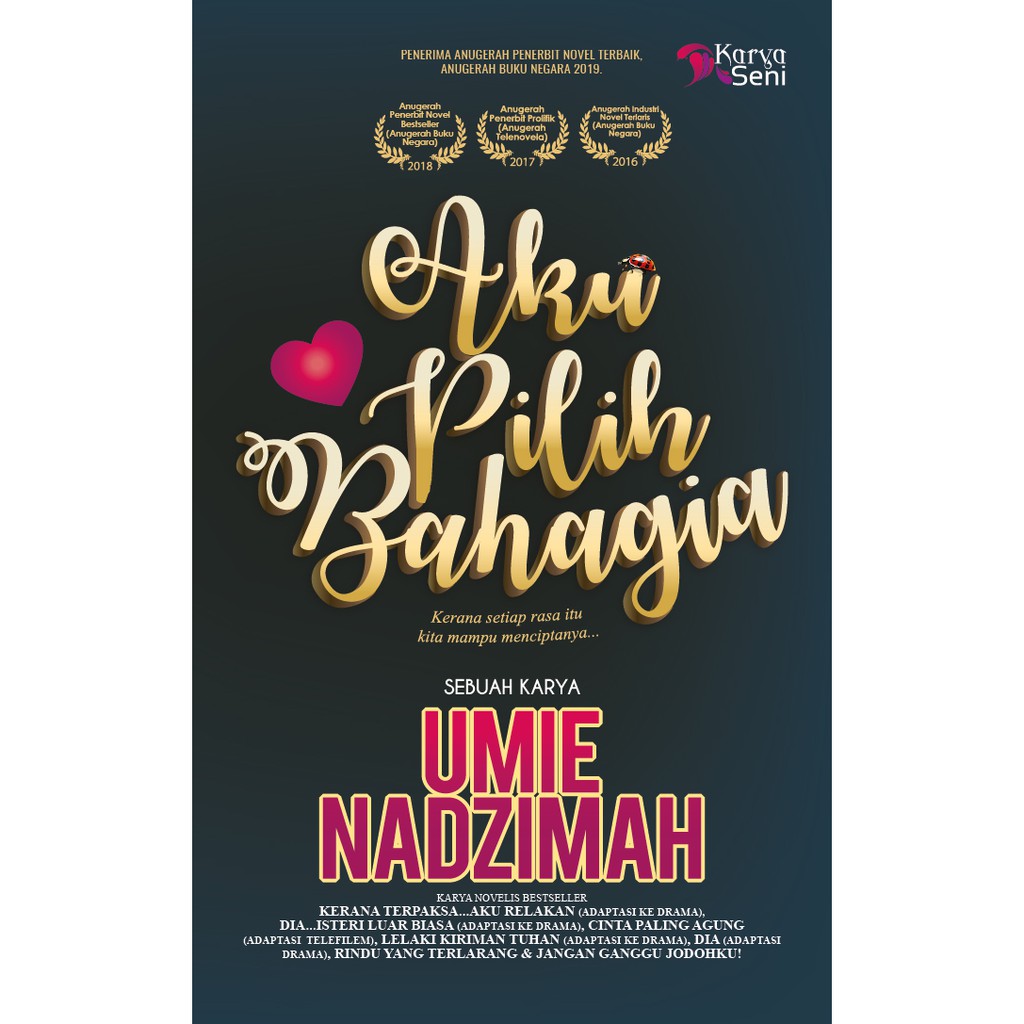 Shop Malaysia Novel I Select Happy Publisher Umie Nadzimah Publisher Karyaseni Isbn 978 967 146 037 046 146 Shopee Singapore