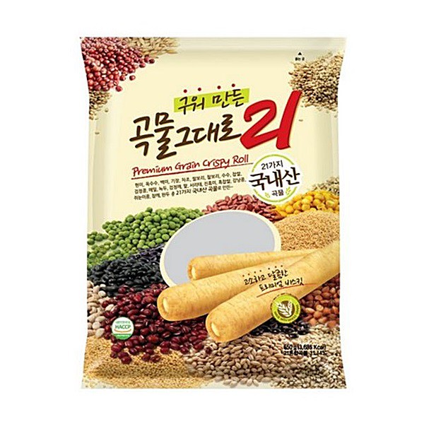 Korean Gaemi Food Baked Grain Taste 21 650g Crispy Roll Dessert Snack Shopee Singapore